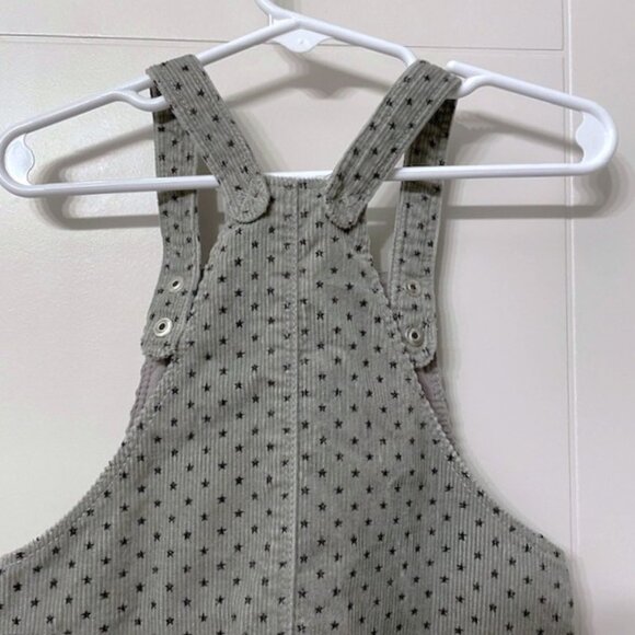 Zara Baby Girl Toddler Corduroy Star Printed Pinafore Overall Dress 18-24 Months - Picture 5 of 10